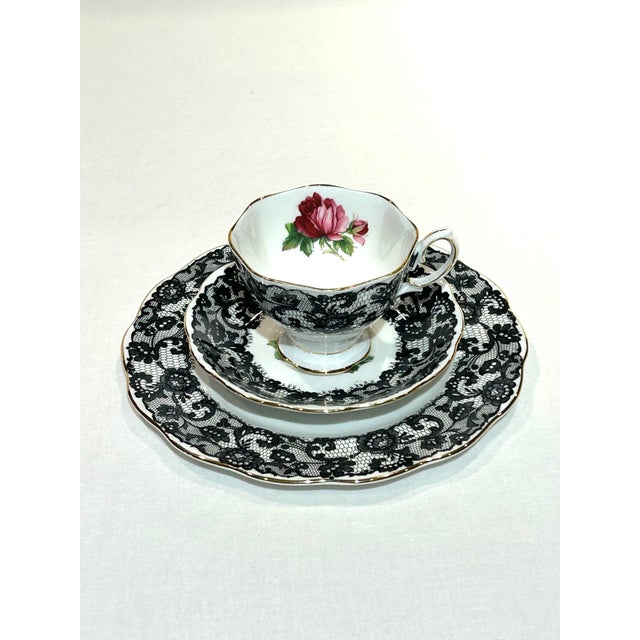 6 Sets of Vintage Tea Cups, Saucers, and Plates For Sale - Image 16 of 18