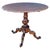 1920s 1920s Victorian Tilt-Top Rotating Pedestal Table With Scalloped Edge For Sale - Image 5 of 12
