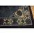 Textile 1900s Blue Traditional Shou Symbols Medallion Antique Peking Chinese Knotted Rug For Sale - Image 7 of 10