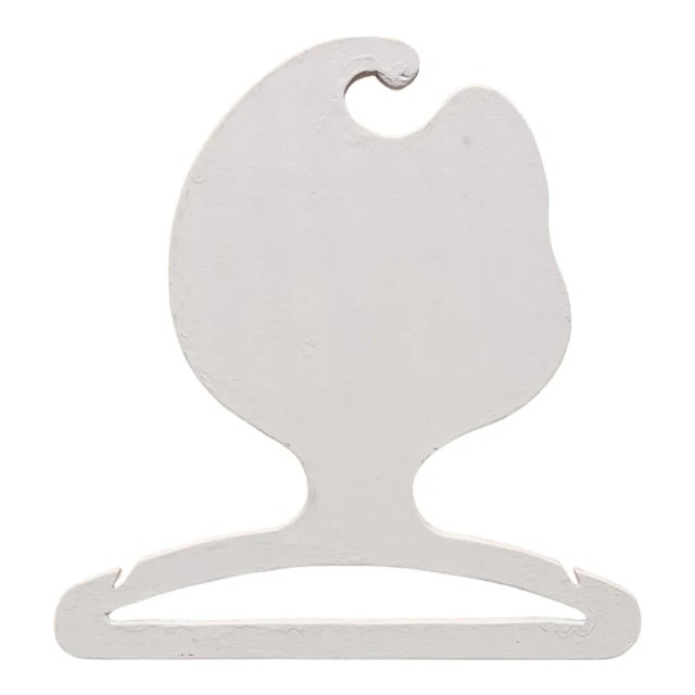 Vintage wooden hanger with pop art comic style illustration - 1950s-60s Add a unique and colorful touch to your collection...