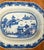 18th Century 18th Century Chinese Blue and White Canton Export Vegetable Tray With Repair For Sale - Image 5 of 12