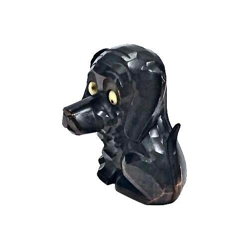 Rustic Black Forest Googly Eyed Dog Clock For Sale - Image 3 of 4