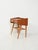 Scandinavian Bedside Table with Fabric Shelf, 1960s For Sale - Image 4 of 9