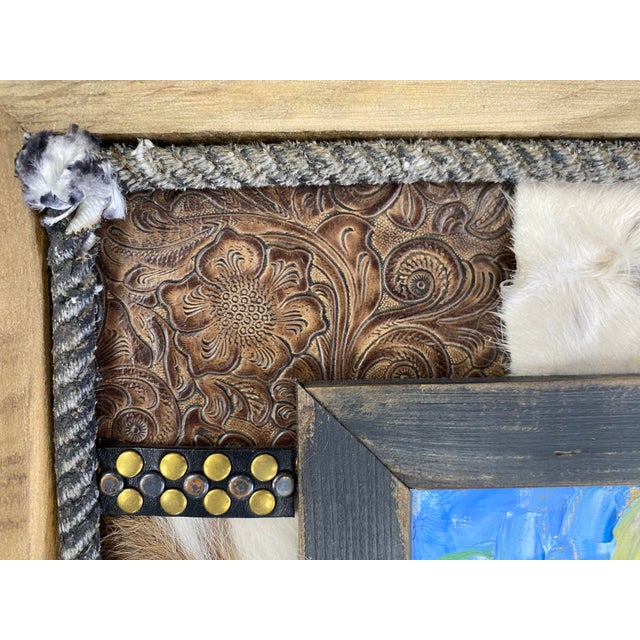 "Afternoon Shade"~ Lorie Batson, Original Oil Painting. A Sunlit Scene That Depicts Cows Resting Under Mesquite Trees in Texas. For Sale - Image 13 of 13