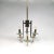 1970s Mid-Century Modern Chrome, Glass & Brass Chandelier by Gaetano Sciolari For Sale - Image 5 of 9