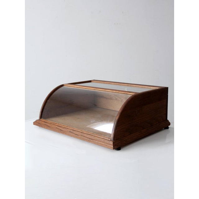 Vintage European Glass Display Case For Sale - Image 4 of 14