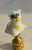 Shabby Chic 1970s Art Glass White Cat Figurine Lamp Finial For Sale - Image 3 of 3