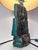 Turquoise Beige Ceramic Table Lamp by Bernard Rooke For Sale - Image 10 of 11