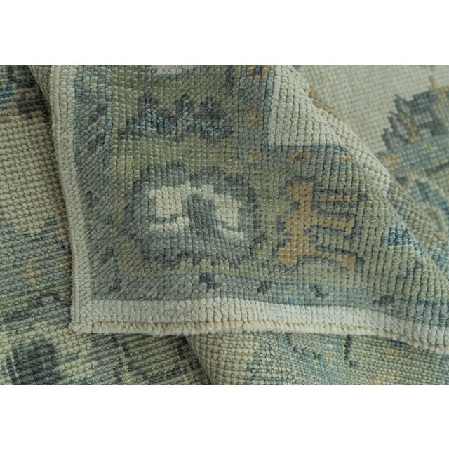 Turkish Oushak Rug 2'5" x 8'6" #19131 For Sale In Houston - Image 6 of 8
