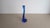 1980s Cobalt Blue Crystal "Bone" Series Candlestick by Elsa Peretti for Tiffany For Sale - Image 5 of 10