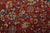 Red Kashan Rug 10′ X 13’5” Red Wool Vintage Traditional Hand-Knotted Carpet For Sale - Image 8 of 15