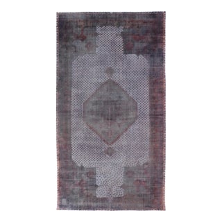 Very Large Antique Turkish Oushak in Geometric Medallion 12'10 X 22'10 For Sale