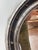 Irish Ebonized and Silver Parcel Gilt Oval Wall Mirror (H 23 1/4 X W 19 1/4) For Sale - Image 4 of 9