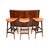 Vintage Danish Drinks Bar and Stools by Erik Buch and Johannes Andersen from Dyrlund, 1960, Set of 4 For Sale - Image 11 of 11