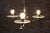 Bauhaus Chandelier in Nickel-Plated Steel and Opaline Glass, Czech, 1930s For Sale - Image 10 of 13
