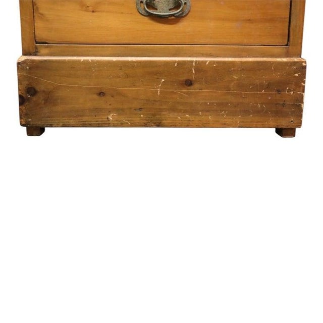 Oversized Antique Mahogany 10-Drawer Lingerie Chest C1930 For Sale - Image 6 of 9
