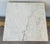 Modern Sculptural White Marble and Bronze Tubular Side Table For Sale - Image 4 of 6