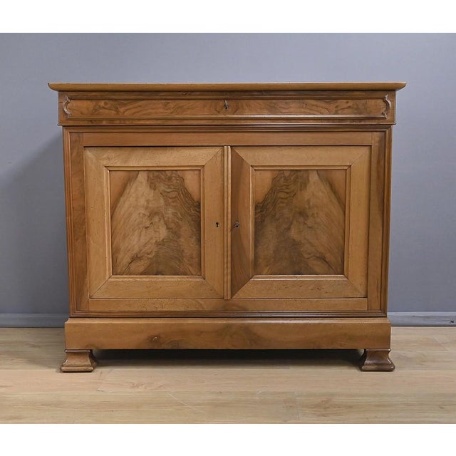 Louis-Philippe Style Walnut Sideboard, 1900s For Sale - Image 6 of 18