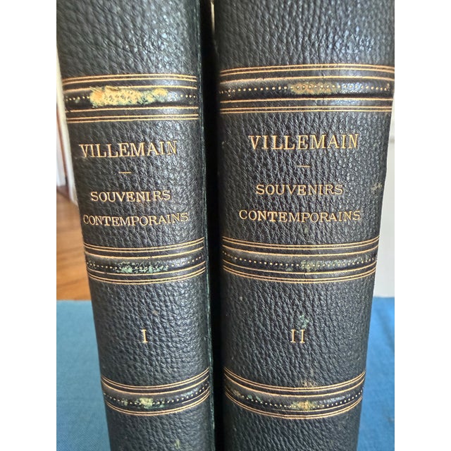 "Souvenirs contemporains d'histoire et de littérature" by Abel-François Villemain, published in Paris by Didier in 1854,...