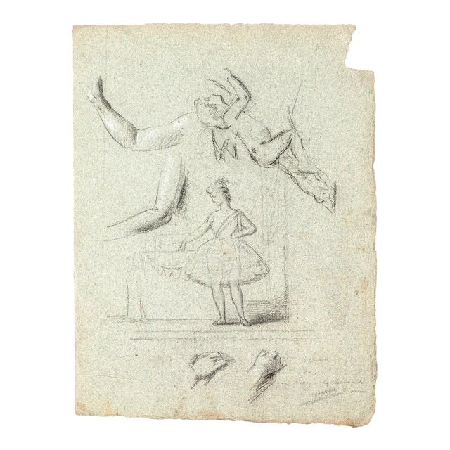 Sketch, Pencil, Early 20th Century For Sale