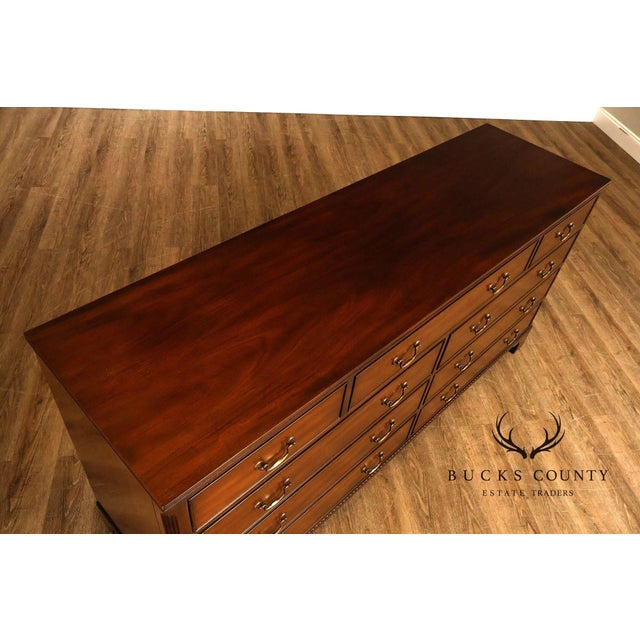 Kittinger Chippendale Style Mahogany Long dresser For Sale - Image 13 of 18
