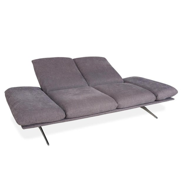 Francis Fabric 2-Seater Sofa in Grey Fabric from Koinor For Sale - Image 5 of 18