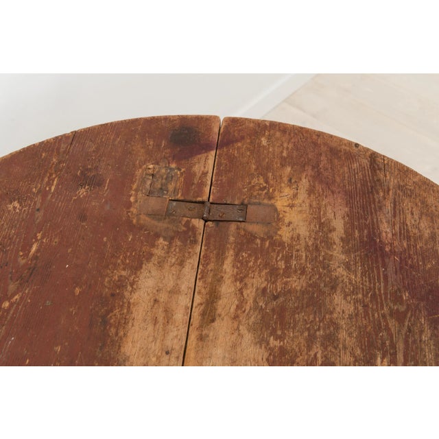 Brown 19th Century Swedish Combination Table and Chair For Sale - Image 8 of 12