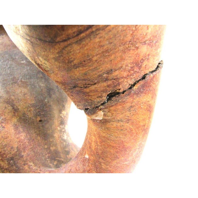 1950s Mid-Century Modern Organic Biomorphic Figurative Burl Wood Carving Sculpture For Sale - Image 16 of 18
