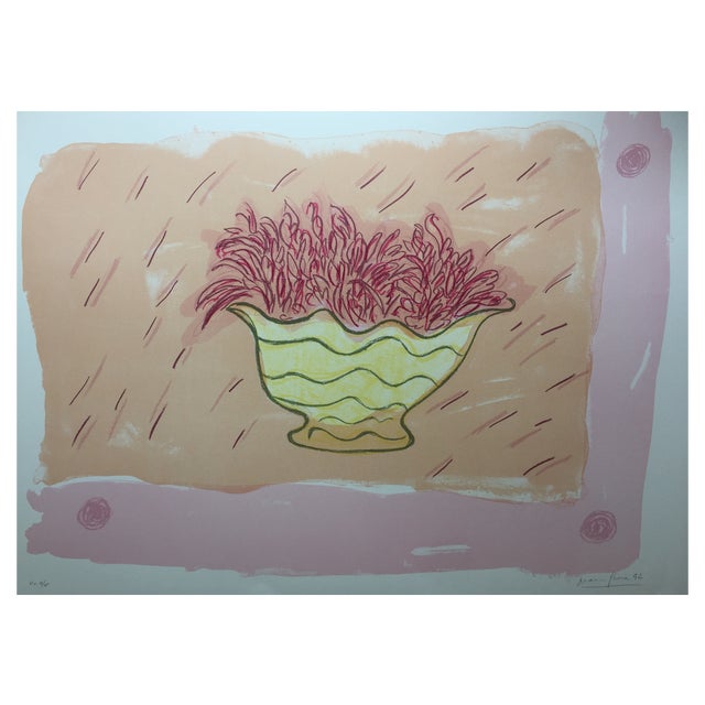 Maria Girnona, Bugenvillees, 1992, Lithograph For Sale