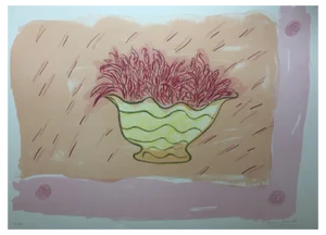 Maria Girnona, Bugenvillees, 1992, Lithograph