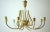 Hammered Brass Chandelier, Italy, 1950s For Sale - Image 6 of 7