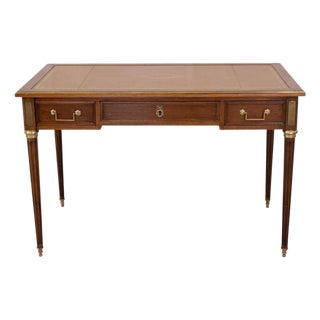 French 20th Century Louis XVI Style Flat Desk For Sale