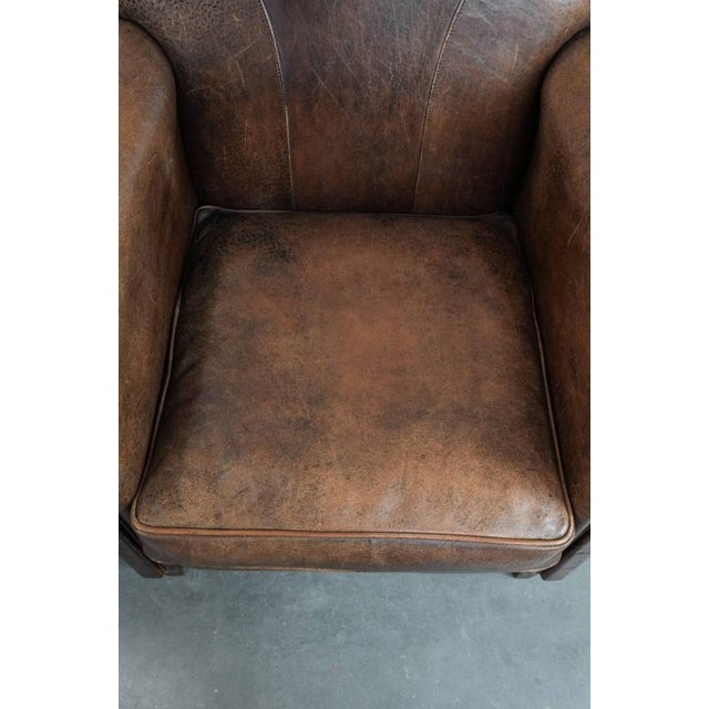 Vintage Sheepskin Armchairs, Set of 2 For Sale - Image 6 of 18