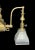 Mission Brass Four Light Chandelier For Sale - Image 4 of 7