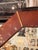 Wood Italian MCM Design Parchment and Brass Octagonal Mirror For Sale - Image 7 of 7