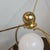 1990s 1990s Modern Kate Spade Confetti Gold Polkadot Table Lamp For Sale - Image 5 of 8