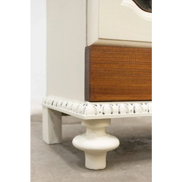 1950s Vintage Oak Display Cabinet, 1950s For Sale - Image 5 of 13