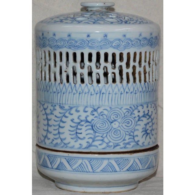 The details on this unique incense burner are fabulous! The pierced openings to allow the incense to surround you have...