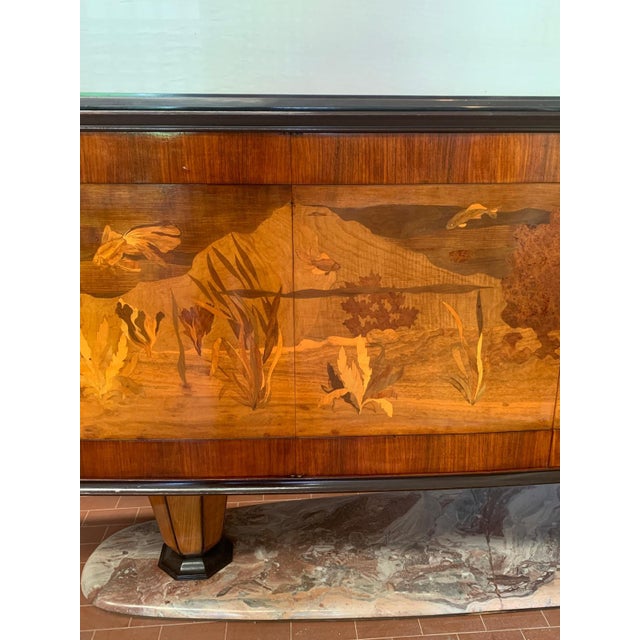 Large Living Room Container by Piero Del Grande for Vittorio Dassi, 1950s For Sale - Image 11 of 17