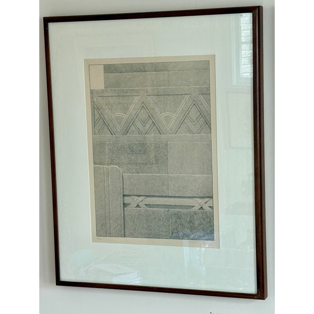 Set of Five: James (Jim) Sundquist (American B.1949) "Metropolis" "Wall Relief" "Zig-Zag Relief" "Untitled" "Untitled"...