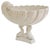 Mid-Century Modern Vintage Italian Whiteware Shell & Dolphin Pedestal Centerpiece For Sale - Image 3 of 12