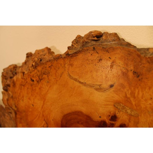 Gorgeous burlwood table top/slab ready to make a dining room shine! This is in great shape, and does not have a base, you...