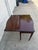 Vintage Federal Hepplewhite Style Mahogany Console Table Flip Top Game Table For Sale - Image 10 of 12