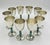 Emilia Castillo 1980s Set of 10 Emilia Castillo Silver-Plated Goblets W/ Verdigris Stems For Sale - Image 4 of 18