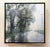 In "Spring Deluge," lush, textured strokes depict a tranquil scene of trees reflecting in still water, enveloped in a...