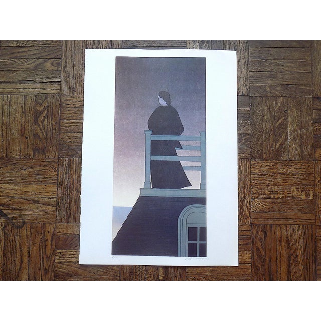 Vintage Lithograph-"Dawn"-After Will Barnet-Signed/Titled For Sale - Image 4 of 5