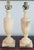 Mid 20th Century Sarreid Carved Alabaster Lamps- A Pair For Sale - Image 5 of 12
