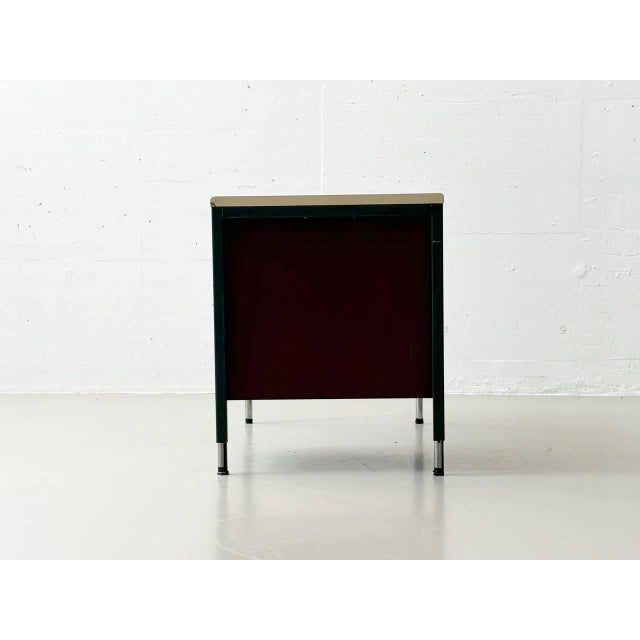 Wood Bigla Desk in Tubular Steel with Metal Frame, 1970s For Sale - Image 7 of 18