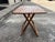 Wood 1950s Mid-Century Split Bamboo Folding Table For Sale - Image 7 of 12