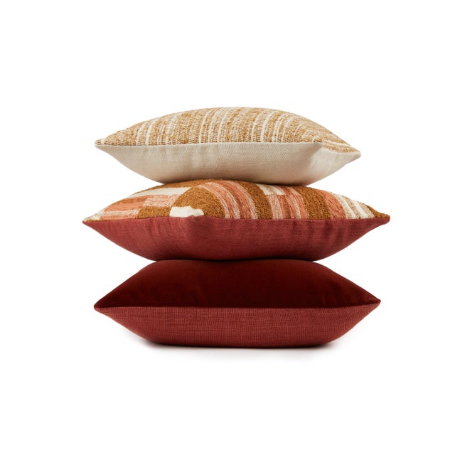 Warm terra-cotta, deep ochre, and sultry red creates a radiant atmosphere, that promises a touch of elegance for your...